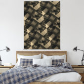 Modern - BLACK-BROWN-zeer Nice Canvas afdrukken (Insitu (Slaapkamer))