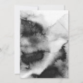 Modern Black Brush Script Photo Graduparty Kaart (Achterkant)