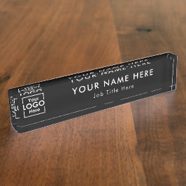 Modern Black Business Logo Executive Professional Naambordje