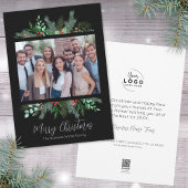 Modern Black Business Vrolijk Kerstfeest Feestdagenkaart