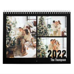 Modern Black Custom Creëer je eigen foto Kalender