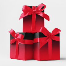 Modern Black en Red Ombre