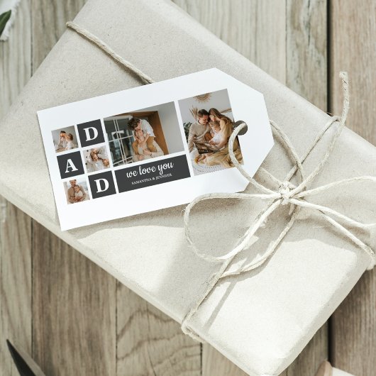 Modern Black | Foto van collage | Pap Best Gift Cadeaulabel