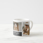 Modern Black | Foto van collage | Pap Best Gift Espresso Kop (Voorkant rechts)