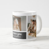 Modern Black | Foto van collage | Pap Best Gift Grote Koffiekop (Voorkant rechts)