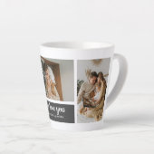 Modern Black | Foto van collage | Pap Best Gift Latte Mok (Rechterhoek)