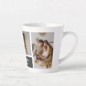 Modern Black | Foto van collage | Pap Best Gift Latte Mok (Rechts)