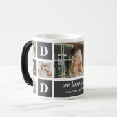 Modern Black | Foto van collage | Pap Best Gift Magische Mok (Voorkant links)