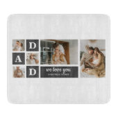 Modern Black | Foto van collage | Pap Best Gift Snijplank (Voorkant)