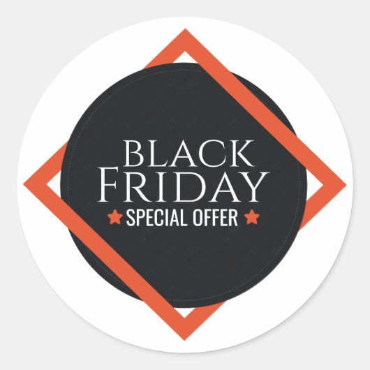 Modern Black Friday speciale aanbieding Stickers (Voorkant)
