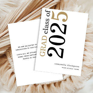 Modern Black Gold 2024 Afstuderen Aankondiging