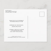 Modern Black Gold Arch Photo Afstuderen Aankondigingskaart (Achterkant)