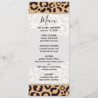 Modern Black Gold Cheetah Leopard Animal Print