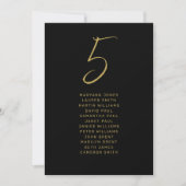 Modern Black Gold Hand Lettered Script Wedding (Voorkant)