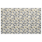Modern Black Gold-kerst Holly Berries Pattern Stof (Yard (91,4 cm))