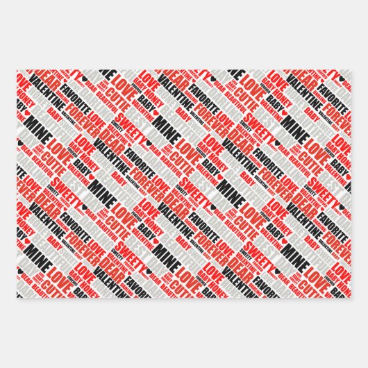 Modern Black Gold Photo Valentijn Love Script Name Inpakpapier Vel (Voorkant 3)