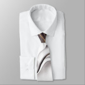 Modern Black Gold White Marble Mannen Stropdas (Gebonden)