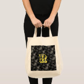 Modern-BLACK-GRAY-YELLOW-Zeer mooi Tote Bag (Voorkant (product))