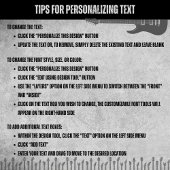 Modern Black Grey Rockstar Dad Gelukkige Verjaarda Kaart