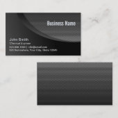 Modern Black Industrial Chemical Engineer Visitekaartje (Voorkant / Achterkant)