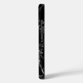 Modern Black Marble Stone Case-Mate iPhone Case (Achterkant / Links)
