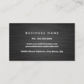 Modern Black Metal Professional-Visitekaartje Visitekaartje (Achterkant)