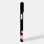 Modern Black Pink Flamingo Case-Mate iPhone Case (Achterkant / Rechts)