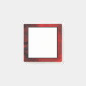 Modern Black & Red Abstract - donker mysterieus Post-it® Notes (Voorkant)
