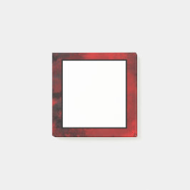 Modern Black & Red Abstract - donker mysterieus Post-it® Notes