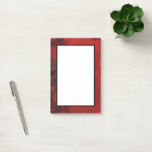Modern Black & Red Abstract - donker mysterieus Post-it® Notes (Kantoor)