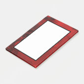 Modern Black & Red Abstract - donker mysterieus Post-it® Notes (Schuin)