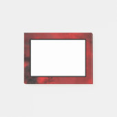Modern Black & Red Abstract - donker mysterieus Post-it® Notes (Voorkant)