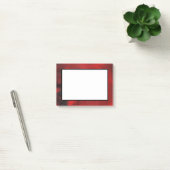 Modern Black & Red Abstract - donker mysterieus Post-it® Notes (Kantoor)