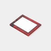 Modern Black & Red Abstract - donker mysterieus Post-it® Notes (Schuin)