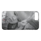 Modern Black Script Father Vast foto Case-Mate iPhone Case (Achterkant (Horizontaal))
