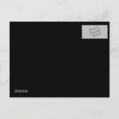 Modern Black Silver Glitter Change of Address Anno Aankondigingskaart (Achterkant)