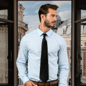 Modern Black Tie - Elegant and Simple Design Stropdas