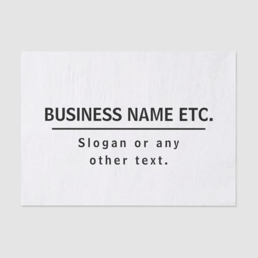 Modern Black Tissuepapier (Voorkant)