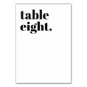 Modern Black & White Bold Typography  Wedding Kaart (Achterkant)