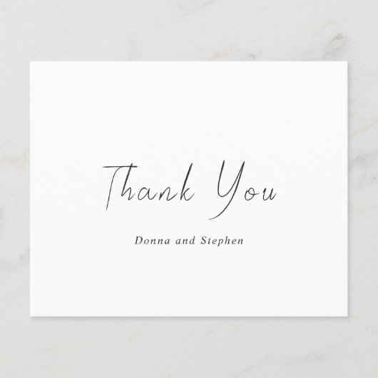 Modern Black White Budget Weddenschap Hartelijk da (Voorkant)