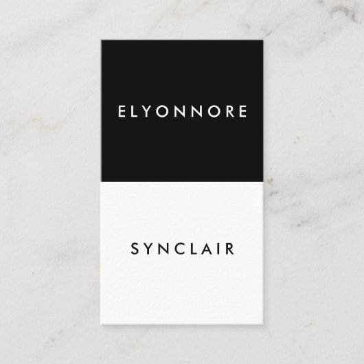 Modern Black White Craft Chocolate Maker QR Code Visitekaartje (Voorkant)