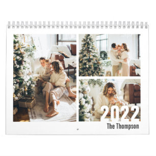 Modern Black White Creëer je eigen foto Kalender