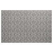 Modern Black White Floral Waterverf Pattern Stof (Fat Quarter)