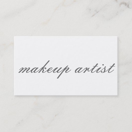 Modern Black White Grey Trendy Visitekaartje (Voorkant)