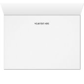 Modern Black & White Photo Weddenschap Hartelijk d (Binenzijde Horizontaal (Onderkant))