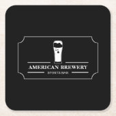 Modern Black & White, Pub/Brewery Kartonnen Onderzetters (Voorkant)