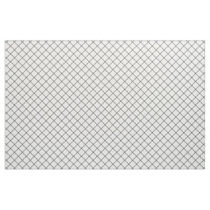 Modern Black White Squares checkt het linepatroon Stof