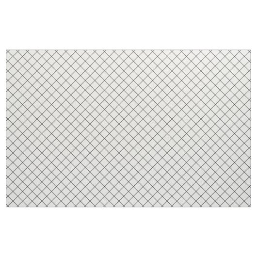 Modern Black White Squares checkt het linepatroon Stof (Yard (91,4 cm))