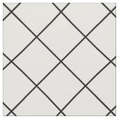 Modern Black White Squares checkt het linepatroon Stof (Close Up)