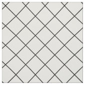 Modern Black White Squares checkt het linepatroon Stof (Swatch)